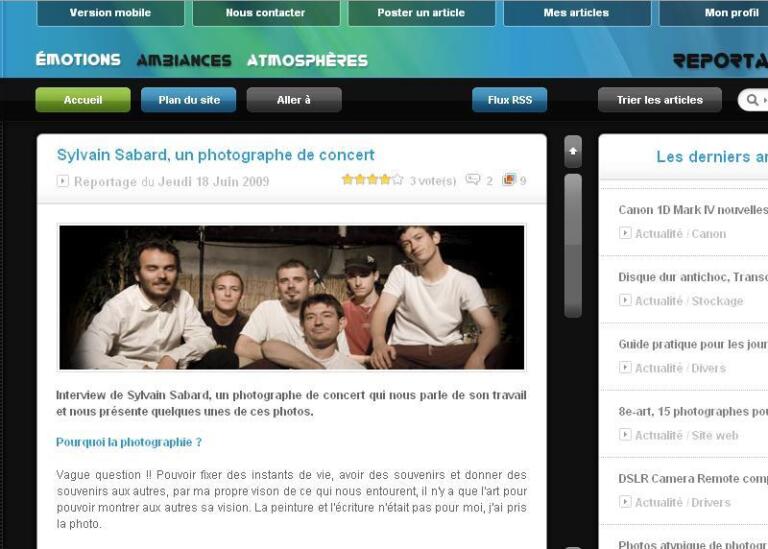 Interview – Juin 2009