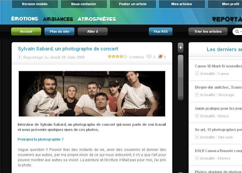 Interview – Juin 2009