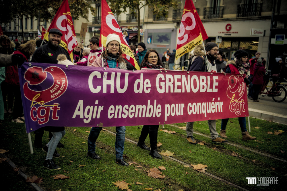 Manifestation du 5 décembre-Grenoble-2019-Sylvain SABARD