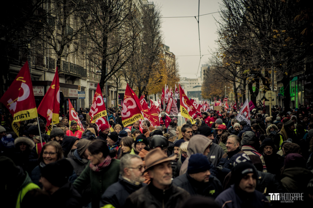 Manifestation du 5 décembre-Grenoble-2019-Sylvain SABARD