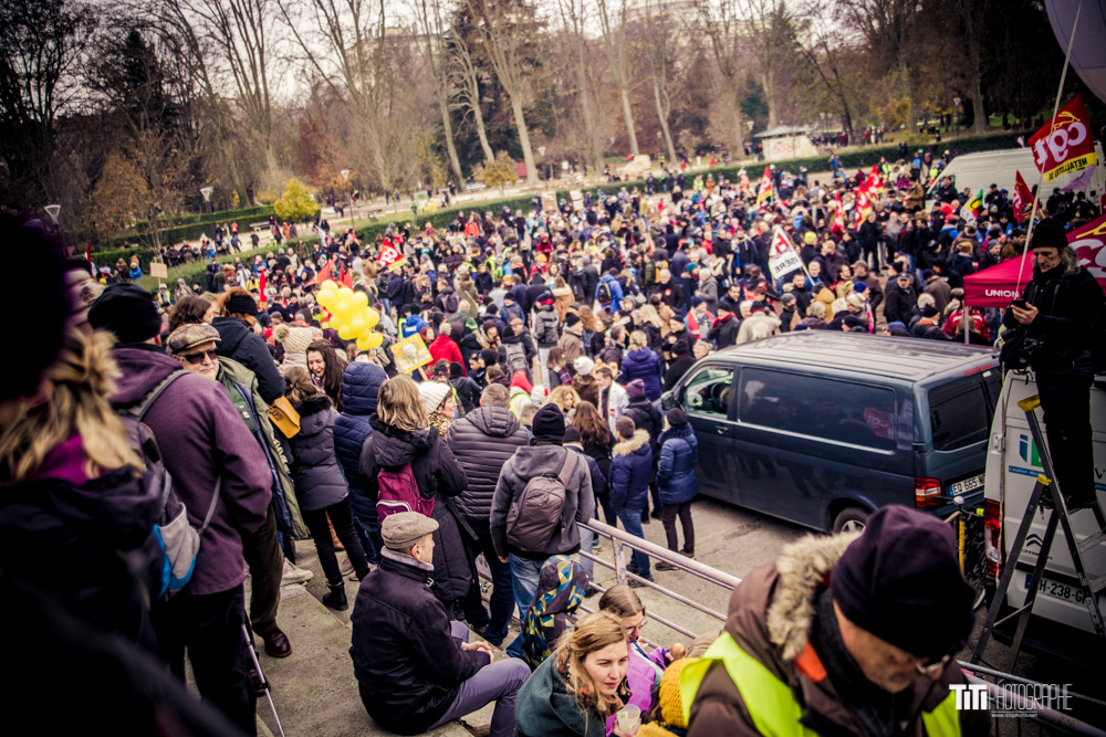 Manifestation du 5 décembre-Grenoble-2019-Sylvain SABARD