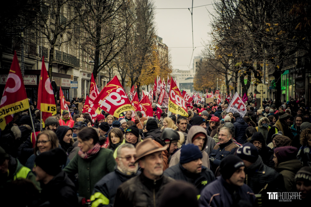 Manifestation du 5 décembre-Grenoble-2019-Sylvain SABARD