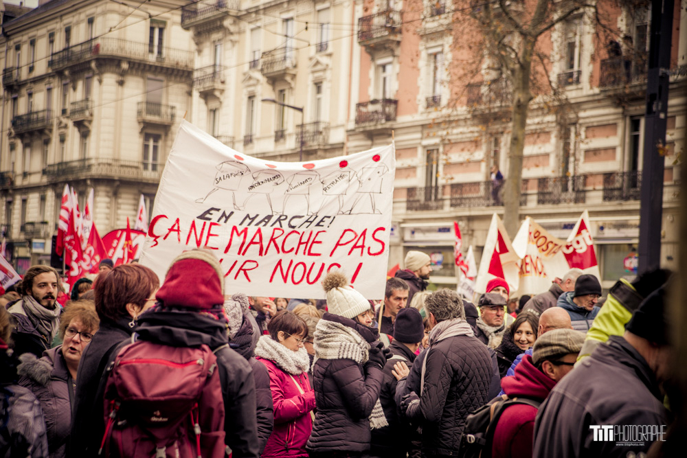 Manifestation du 5 décembre-Grenoble-2019-Sylvain SABARD