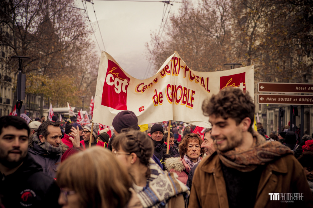 Manifestation du 5 décembre-Grenoble-2019-Sylvain SABARD