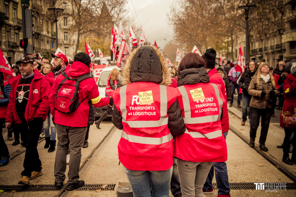 Manifestation du 5 décembre-Grenoble-2019-Sylvain SABARD