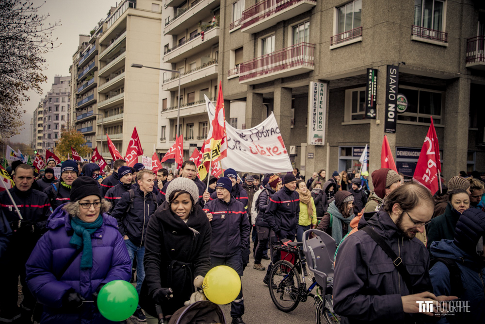 Manifestation du 5 décembre-Grenoble-2019-Sylvain SABARD